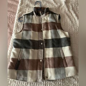 Women’s Medium Zip-Up/Button-up Cozy Vest
